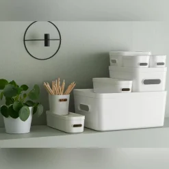 SmartStore kasse til badeværelset OLIVIA Slim - HVID