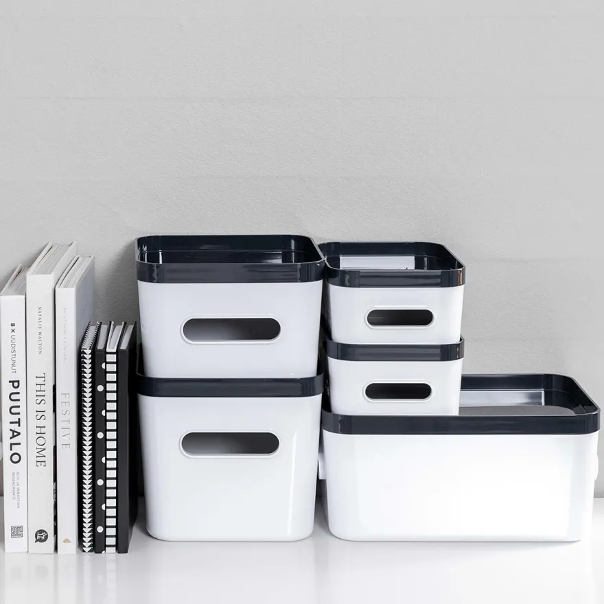 SmartStore Plastkasse OLIVIA SQUARE M - HVID