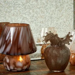 Speedtsberg Glasvase - Skulpturel, Brown