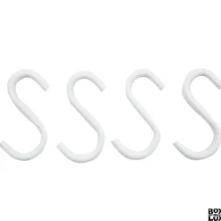 Speedtsberg S kroge 9 cm - HVID - Pakke med 4 stk