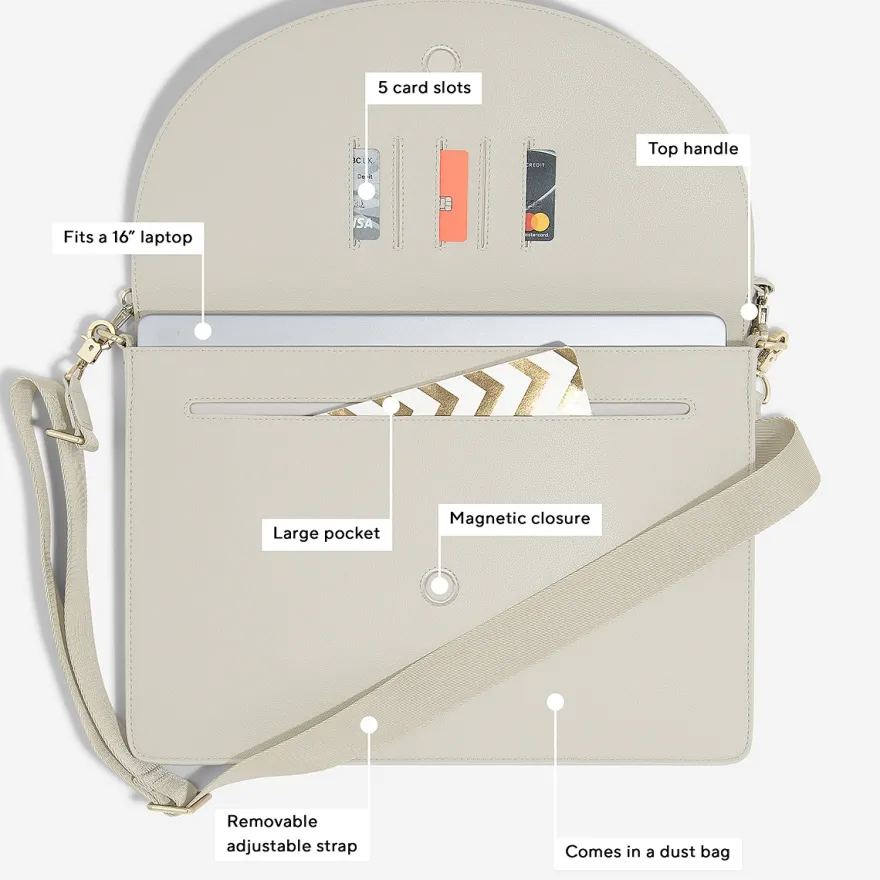 Stackers computertaske, SLIM - Oatmeal