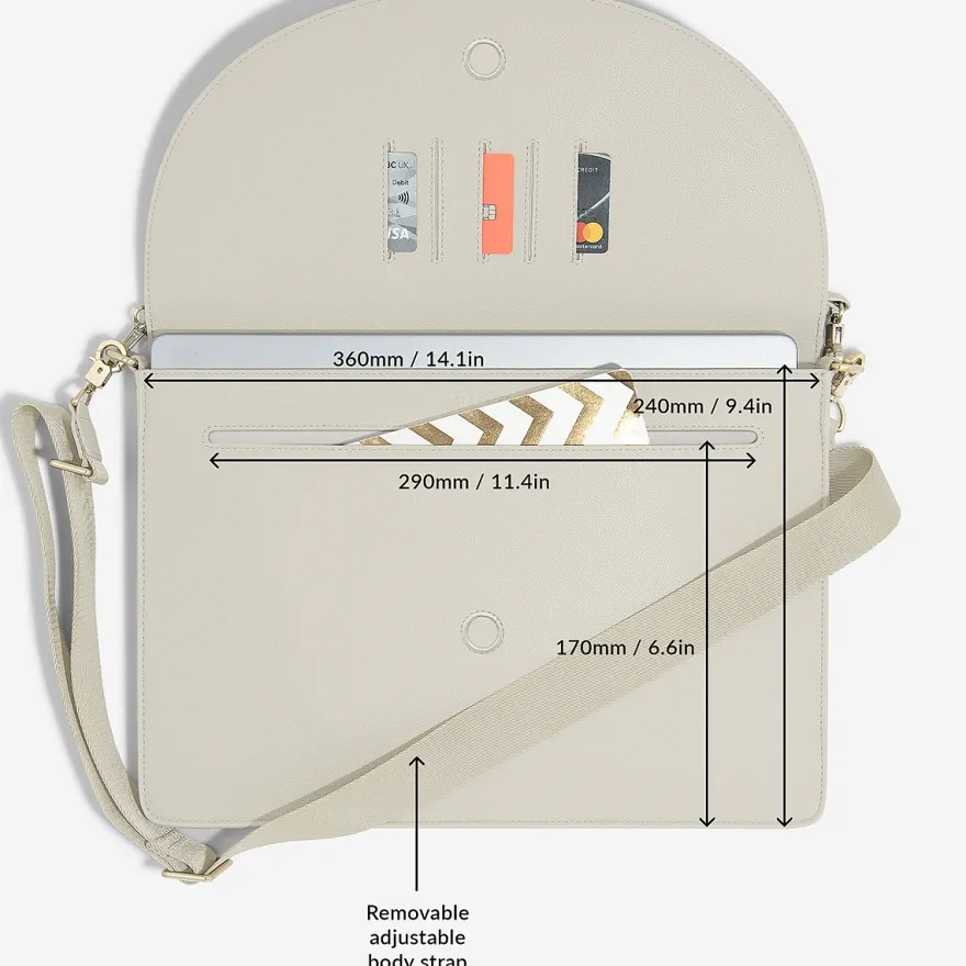Stackers computertaske, SLIM - Oatmeal