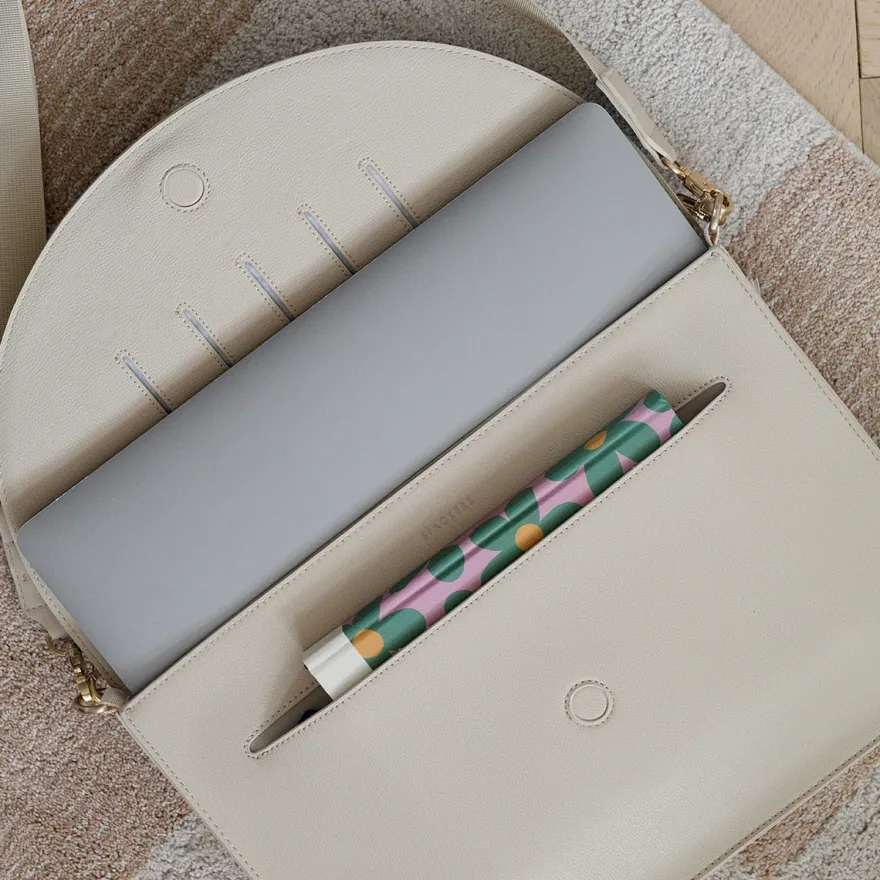 Stackers computertaske, SLIM - Oatmeal