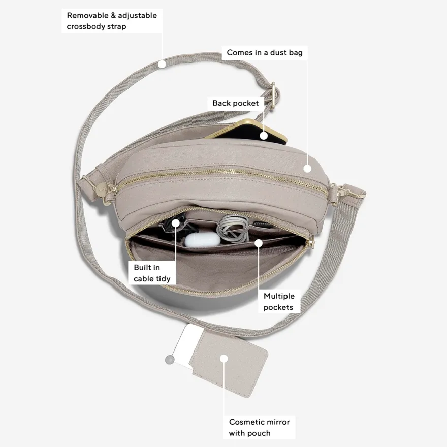 Stackers Cross Body Bag - Taupe