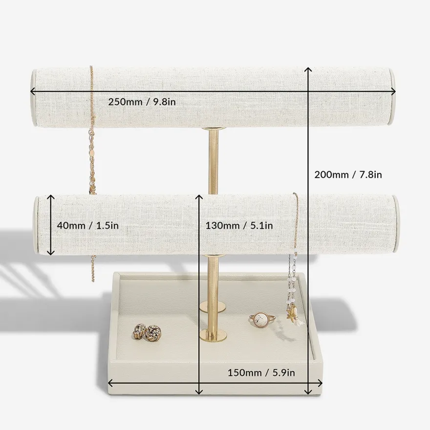Stackers Holder til Armbånd - Oatmeal & Linen