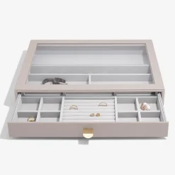 Stackers LUX - SUPERSIZE - Mystacker LUX - TOP med låg, Taupe