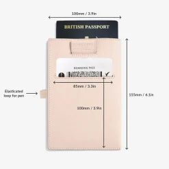 Stackers Passport Sleeve - Til Pas - Blush