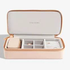 Stackers Rejsesmykkeskrin - LARGE, Blush Pink