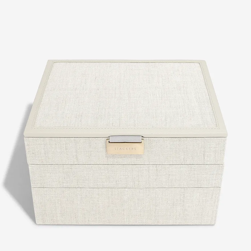 Stackers smykkeskrin - CLASSIC, Linen sæt af 3 stk.