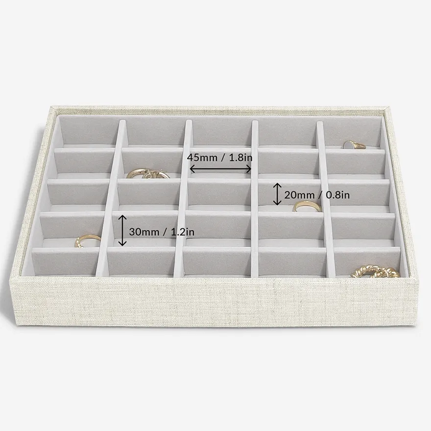 Stackers smykkeskrin - CLASSIC, Linen sæt af 3 stk.
