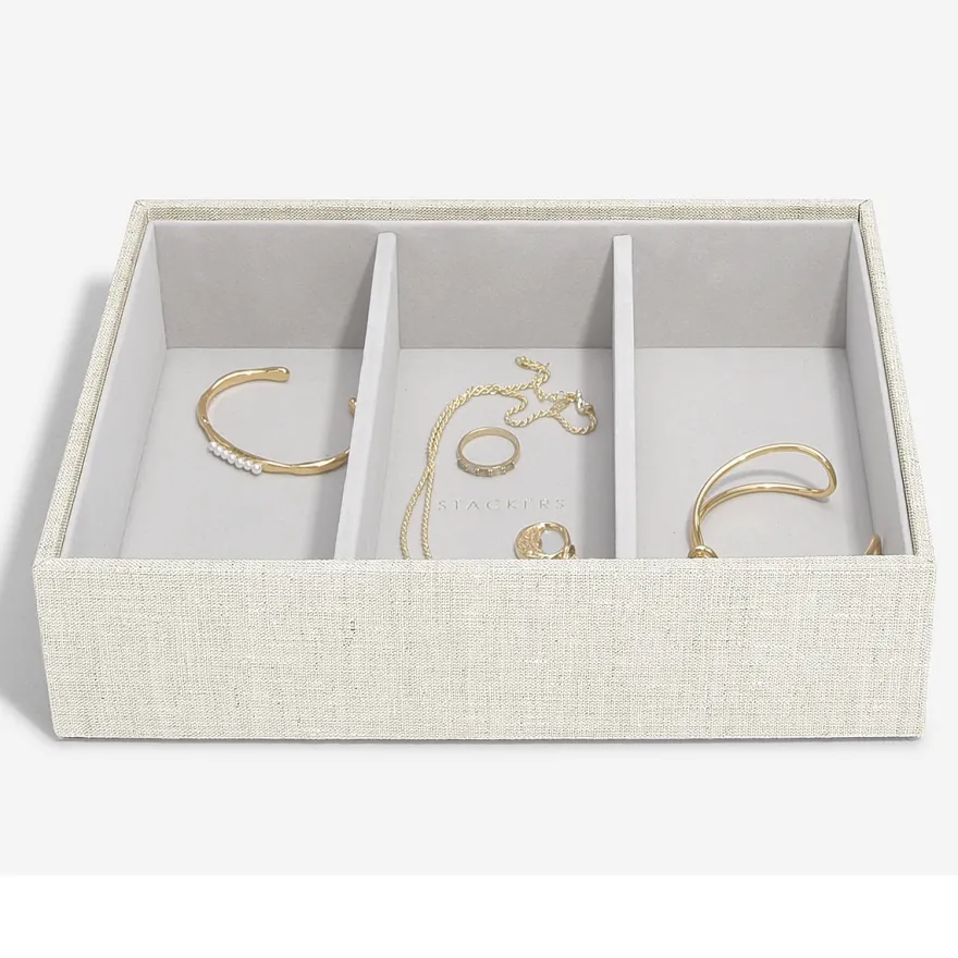Stackers smykkeskrin - CLASSIC, Linen sæt af 3 stk.