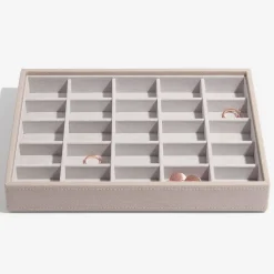 Stackers smykkeskrin - CLASSIC, Taupe sæt af 5 stk.