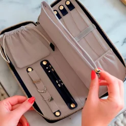 Stackers TOGO smykketaske - Pebble NAVY, MEDIUM