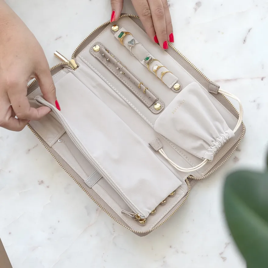 Stackers TOGO smykketaske - Taupe, MEDIUM
