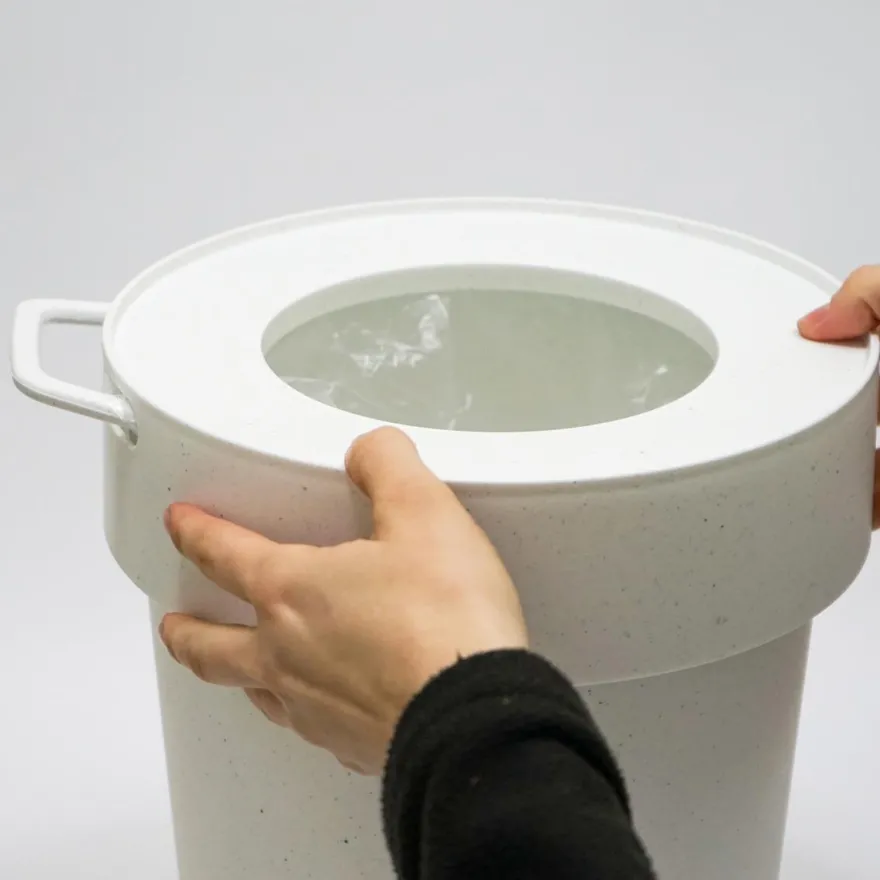 TapTrash affaldssorteringsspand - Hvid