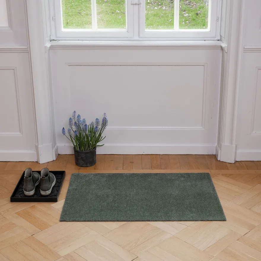 Tica Smudsmåtte - 60x90 cm. Dusty Green - Unicolor