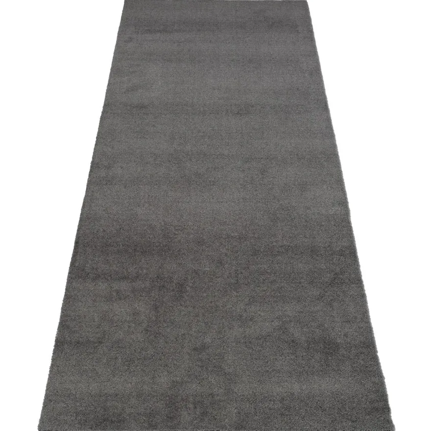 Tica smudsmåtte 90x200 cm. Grå. Unicolor