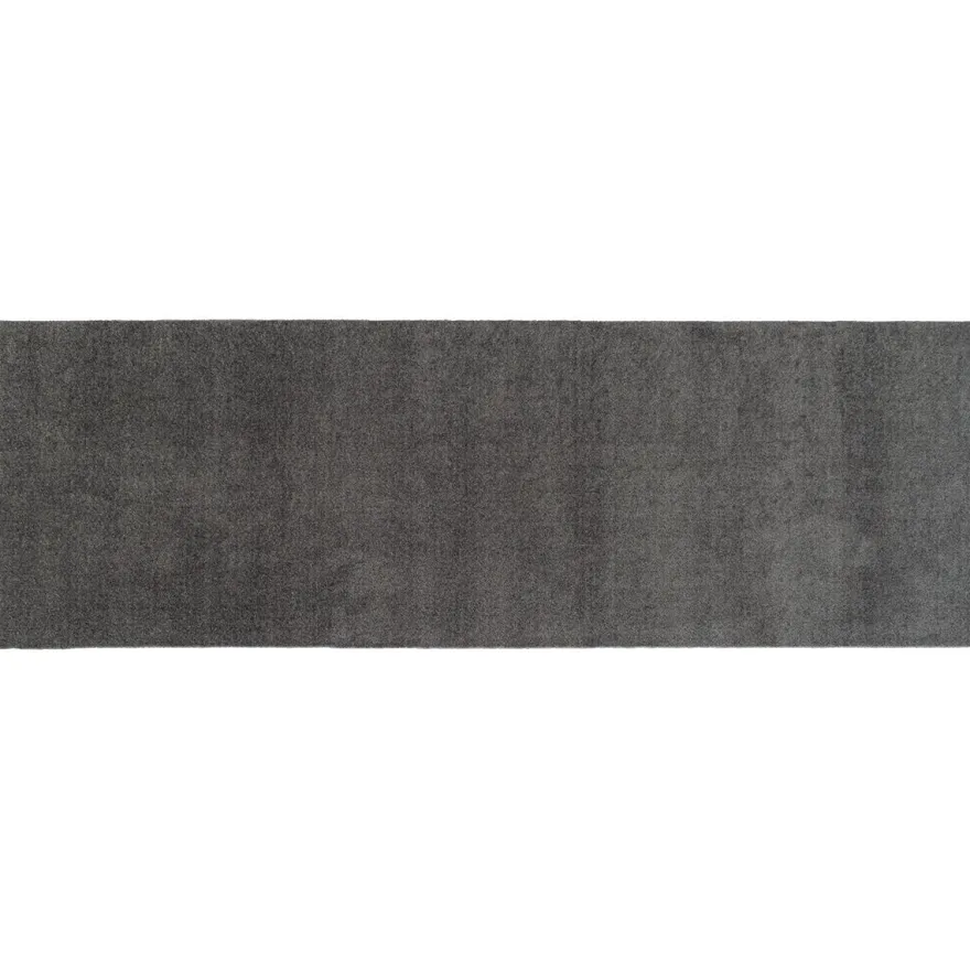 Tica smudsmåtte 90x200 cm. Grå. Unicolor