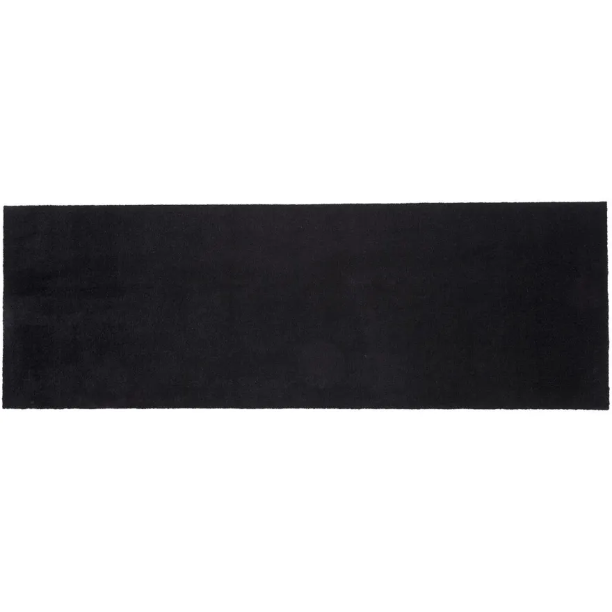 Tica smudsmåtte 90x200 cm. Sort. Unicolor