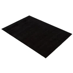 Tica Smudsmåtte - 90x130 cm. Sort - Unicolor