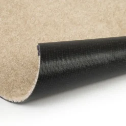 Tica Smudsmåtte - 60x90 cm. Stripes - Gråblå/Sand/Ivory