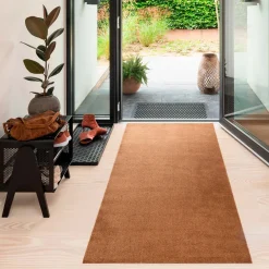 Tica smudsmåtte 90x200 cm. - Unicolor Cognac