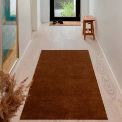 Tica smudsmåtte 90x200 cm. - Unicolor Cognac