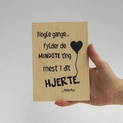 Treviso Design træskilt - De mindste ting