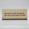 Treviso Design træskilt - Learn to surf