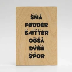 Treviso Design træskilt - Små fødder