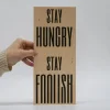 Treviso Design træskilt - Stay hungry
