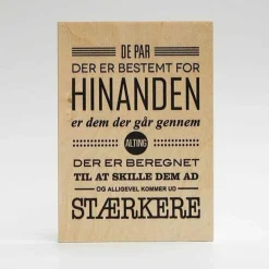 Treviso Design træskilt - Stærke par