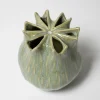 Vase i keramik, Fennel 13cm - Lysegrøn