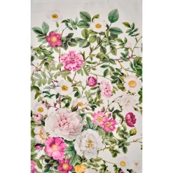 Viskestykke i økologisk bomuld - ROSE Flower Garden