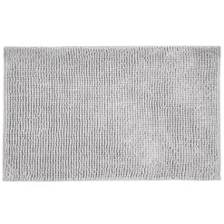 Wenko Allstar Chenille Bademåtte - Lysegrå, 50x80 cm