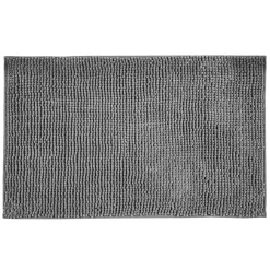 Wenko Allstar Chenille Bademåtte 50x80 cm - Antracitgrå