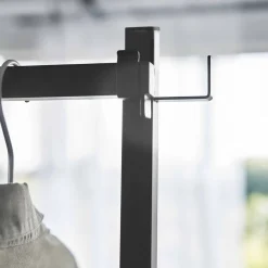 Yamazaki DOBBELT sammenklappeligt Tøjstativ / Tørrestativ - SORT