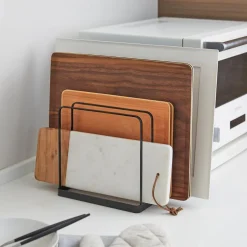 Yamazaki Holder til skærebræt Tower tray holder - SORT