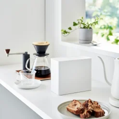 Yamazaki lufttæt beholder til kaffe - Hvid