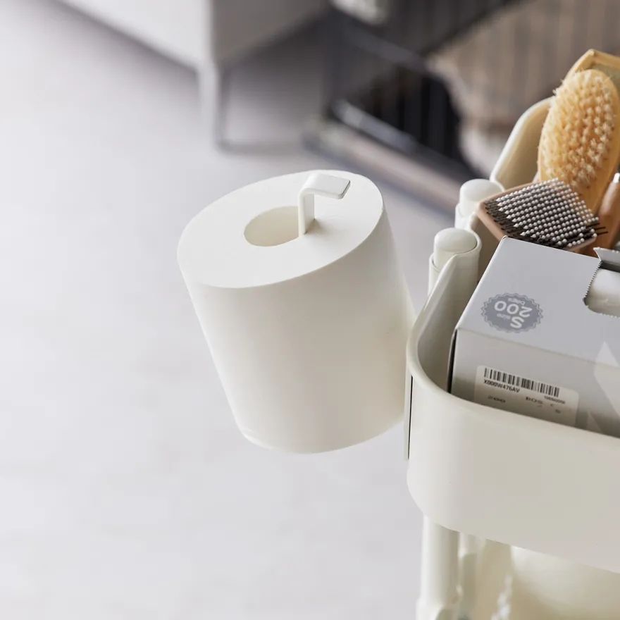 Yamazaki Magnetisk holder til toiletpapir - HVID