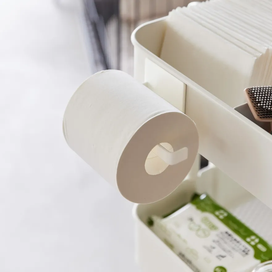 Yamazaki Magnetisk holder til toiletpapir - HVID