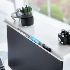 Yamazaki Monitor Stand i to etager, Hvid