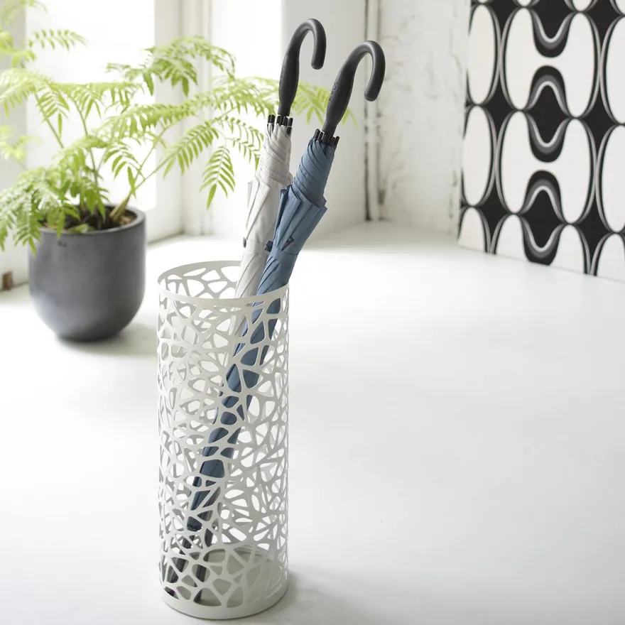 Yamazaki Paraplyholder i metal - NEST hvid