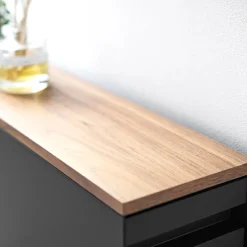 Yamazaki Pull-Out skab til badeværelset - Sort/træ