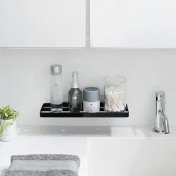Yamazaki Selvklæbende Sanitary Tray til væggen - FILM, Sort