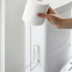 Yamazaki Selvklæbende toiletrulleholder til væggen - FILM, Hvid