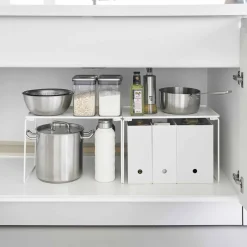 Yamazaki Stabelbar Hylde i metal - Large, HVID