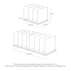 Yamazaki Taske Organizer til skabet - Sort