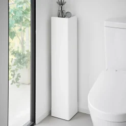 Yamazaki Toilet Organizer på Hjul - HVID