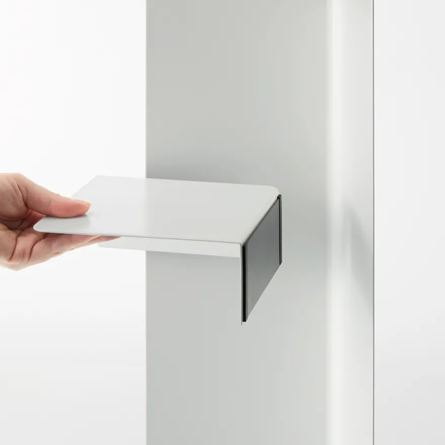 Yamazaki Toilet Organizer på Hjul - HVID